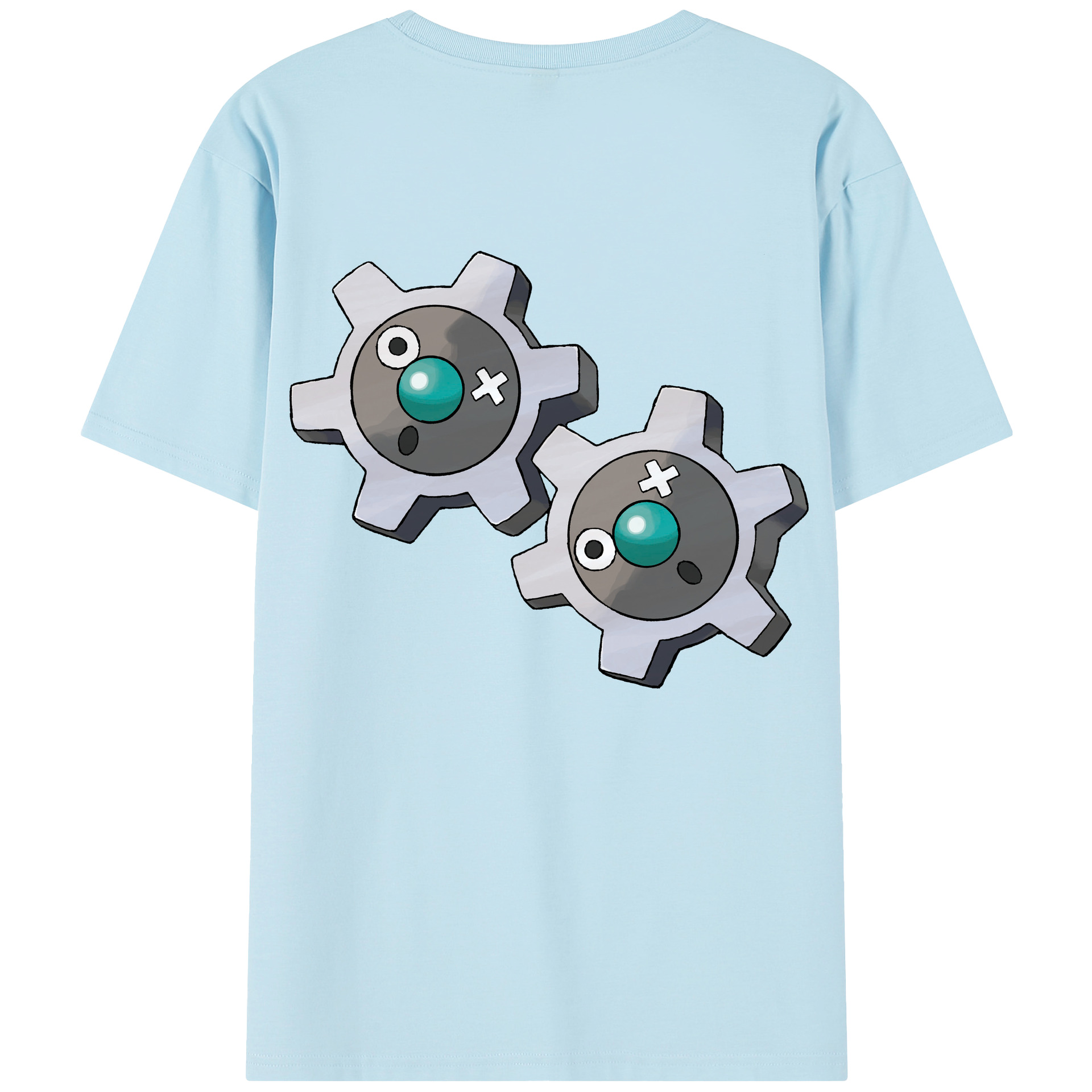 （画像用） ポケットモンスター Pokémon 綿100％半袖Tシャツ（背面プリント）
